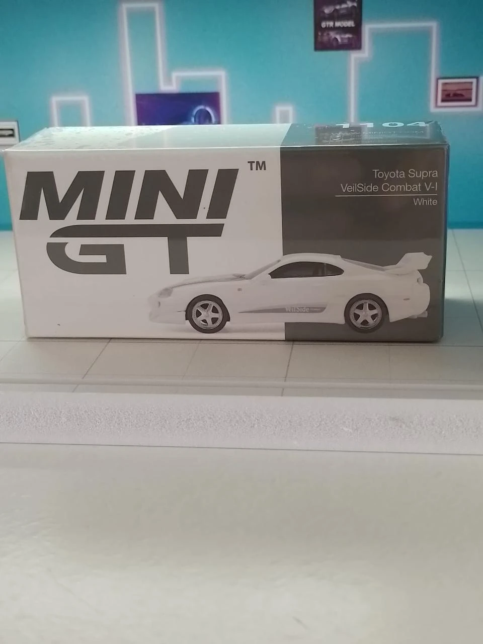 Mini GT 1/64 MGT1104 Toyota Supra VeilSide Combat V-I - Blanco - NOVO/LACRADO – photo 2